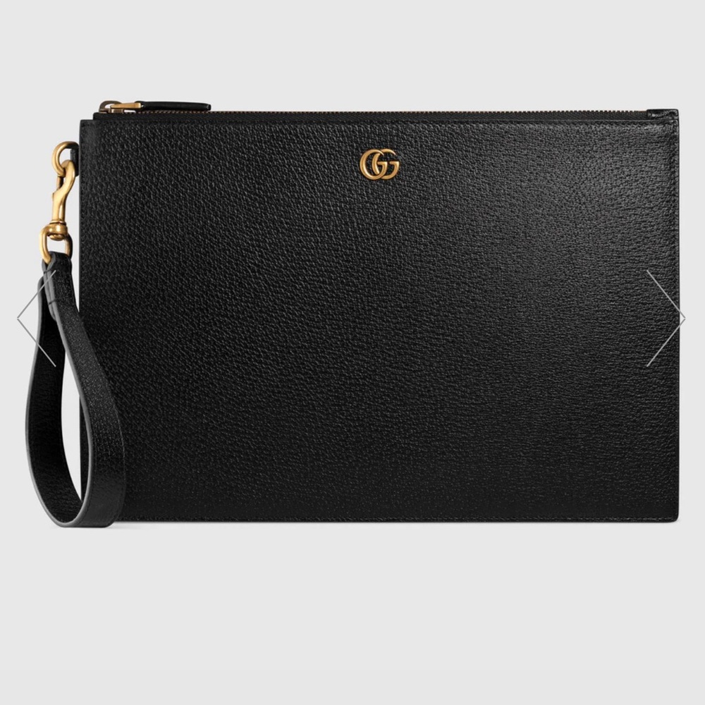 GG MARMONT LEATHER POUCH